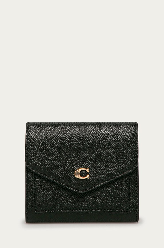 Coach portfel Wyn Small Wallet skóra licowa czarny C2328
