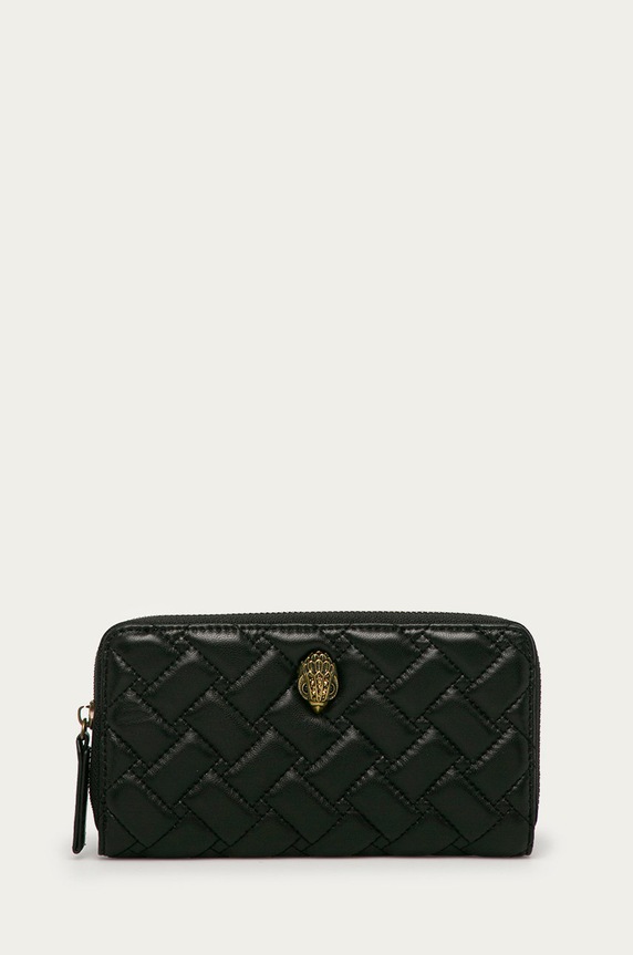Kurt Geiger London - Portfel skórzany skóra licowa czarny 1803000109