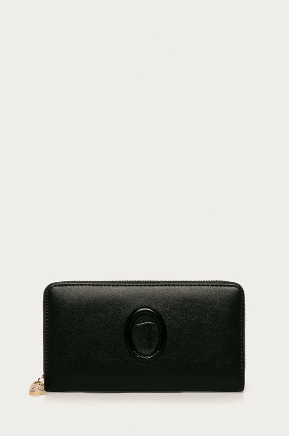 Trussardi Jeans - Peňaženka imitácia kože čierna 75W00246.9Y099995