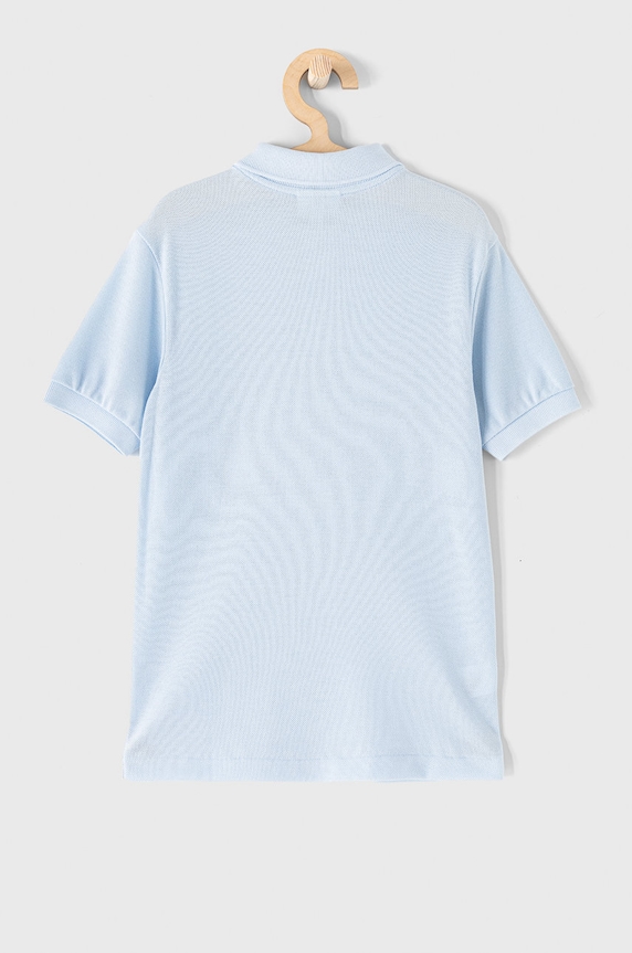 Detská bavlenná polokošeľa Lacoste PJ2909 modrá AW25