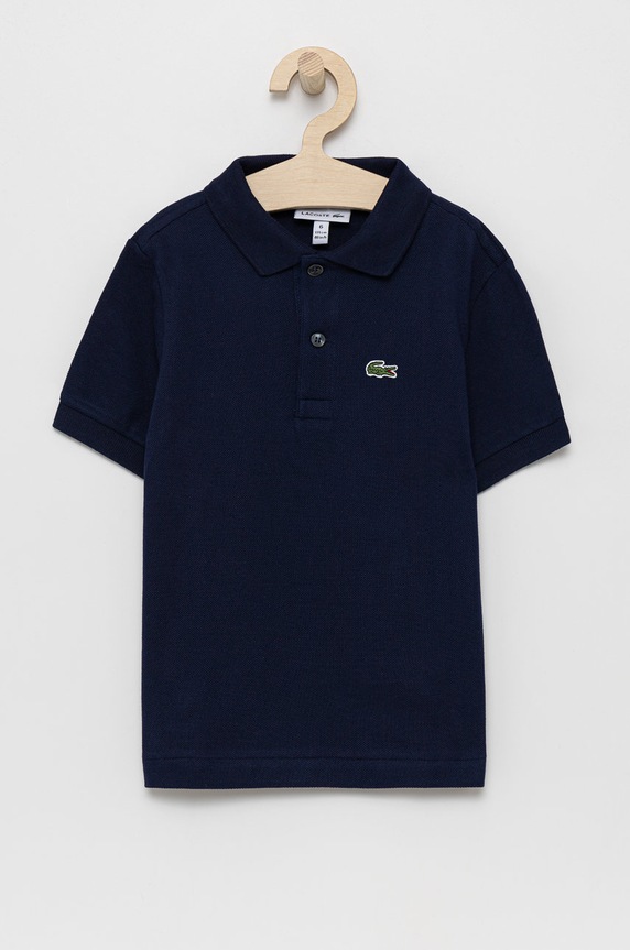 Lacoste polo bawełniane dziecięce bawełna granatowy PJ2909