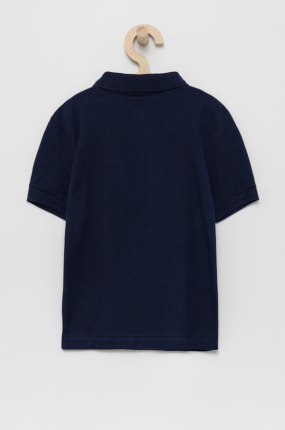 Lacoste polo bawełniane dziecięce PJ2909 granatowy AW25