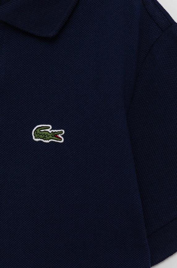 Chłopiec Lacoste polo bawełniane dziecięce PJ2909 granatowy
