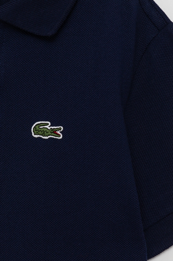Chłopiec Lacoste polo bawełniane dziecięce PJ2909 granatowy