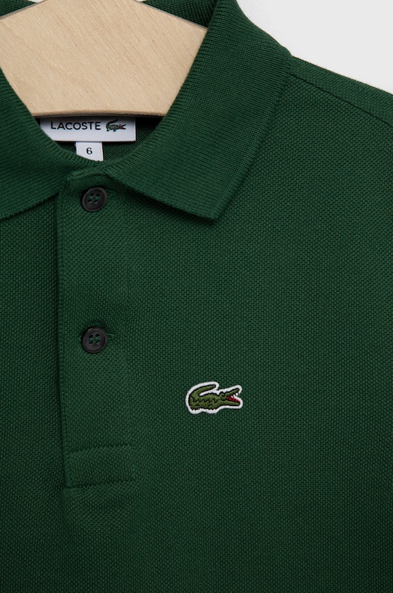 Chłopiec Lacoste polo bawełniane dziecięce PJ2909 zielony