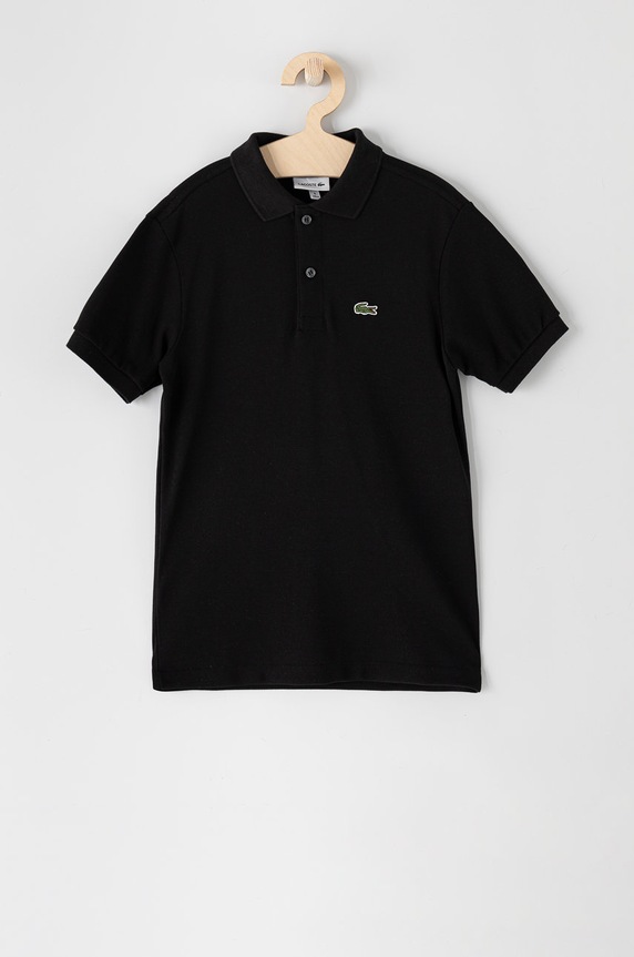 Lacoste polo bawełniane dziecięce bawełna czarny PJ2909