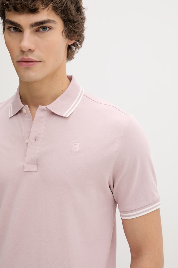 G-Star Raw polo różowy D17127.5864