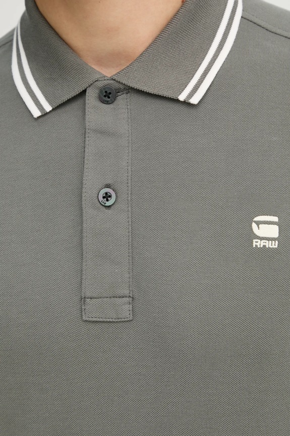 Polo tričko G-Star Dunda slim D17127.5864 sivá