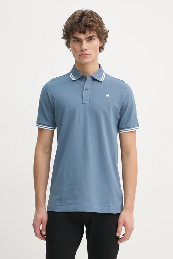 G-Star polo Dunda slim niebieski D17127.5864