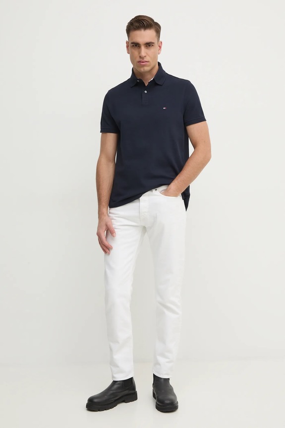 Tommy Hilfiger - Πόλο MW0MW17770.4891 σκούρο μπλε AA00
