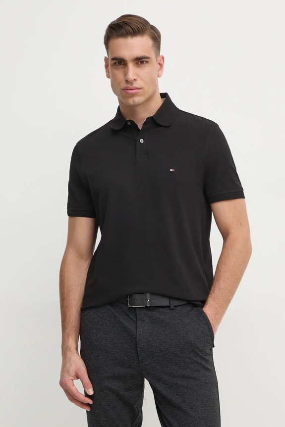 Tommy Hilfiger polo črna MW0MW17770.4891