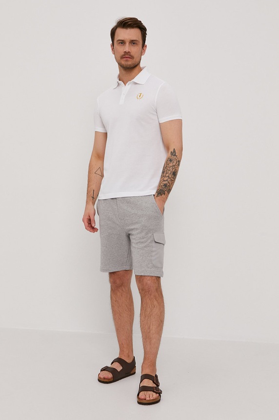 Polo tričko Trussardi Jeans 52T00506.1T003600 biela AA00