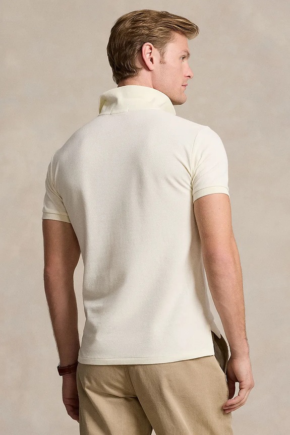Polo Ralph Lauren πόλο ανδρικό βαμβακερό 710536856 μπεζ SS26