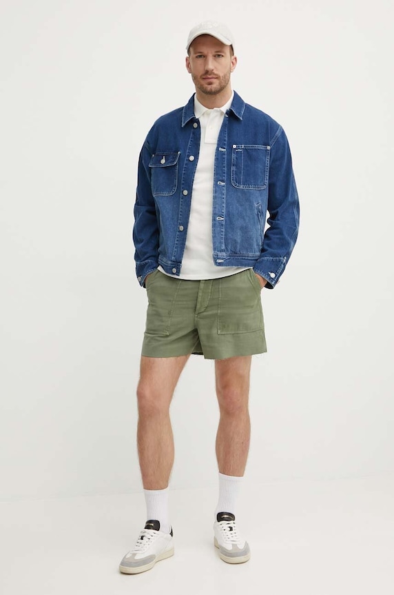 Polo Ralph Lauren polo tričko pánske bavlnené 710536856 béžová SS26