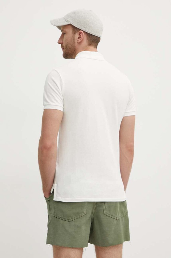 Oblečenie Polo Ralph Lauren polo tričko pánske bavlnené 710536856 béžová