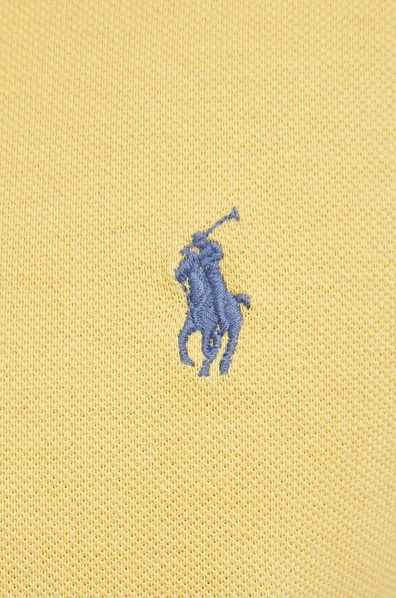 Polo Ralph Lauren polo tričko pánske bavlnené 710536856 žltá