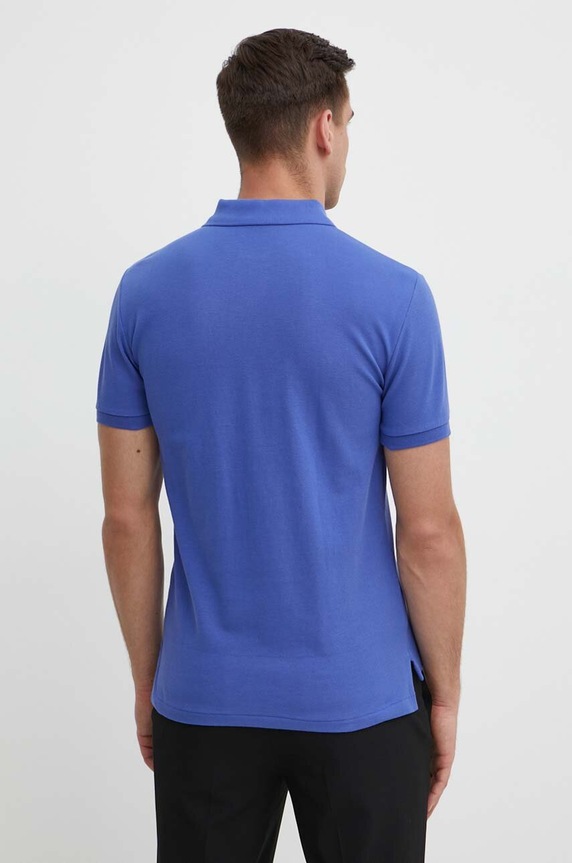 Odzież Polo Ralph Lauren polo męskie bawełniane 710536856 niebieski