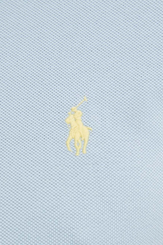Polo Ralph Lauren polo tričko pánske bavlnené 710536856 modrá
