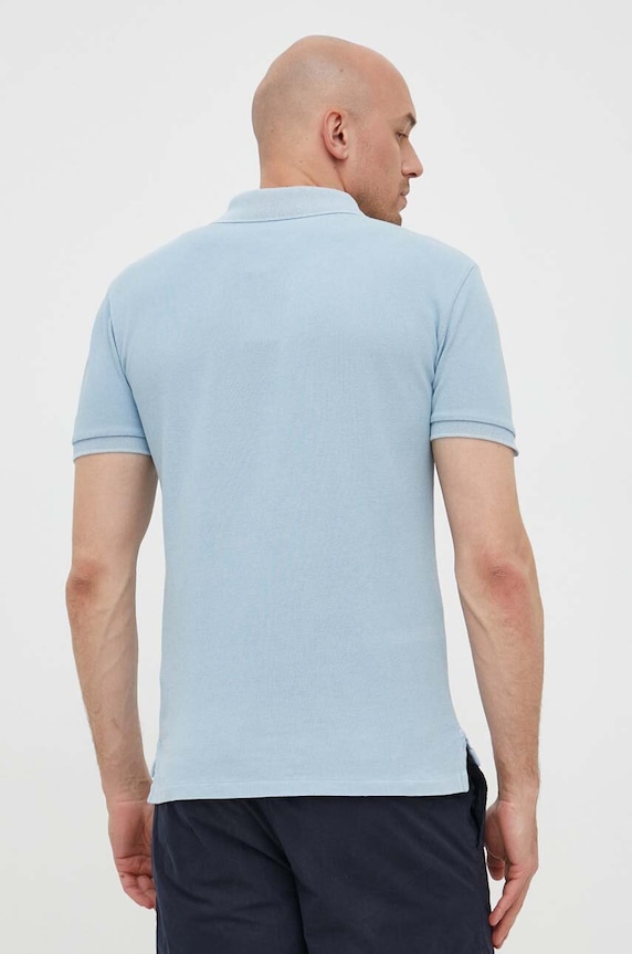 Ρούχα Polo Ralph Lauren Πόλο ανδρικό βαμβακερό 710536856 μπλε