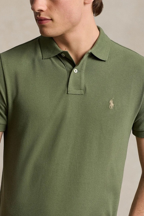 Polo Ralph Lauren πόλο ανδρικό βαμβακερό πράσινο 710536856