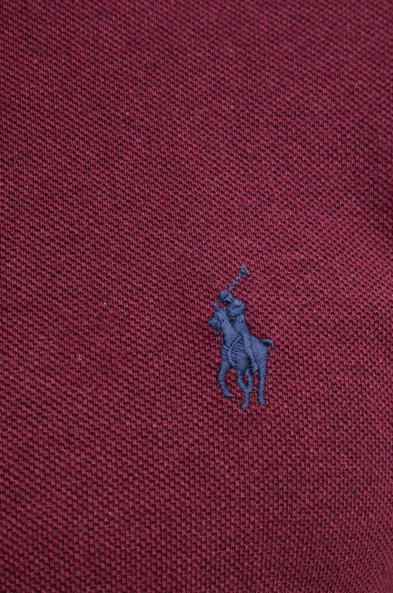 Polo Ralph Lauren πόλο ανδρικό βαμβακερό 710536856 μπορντό