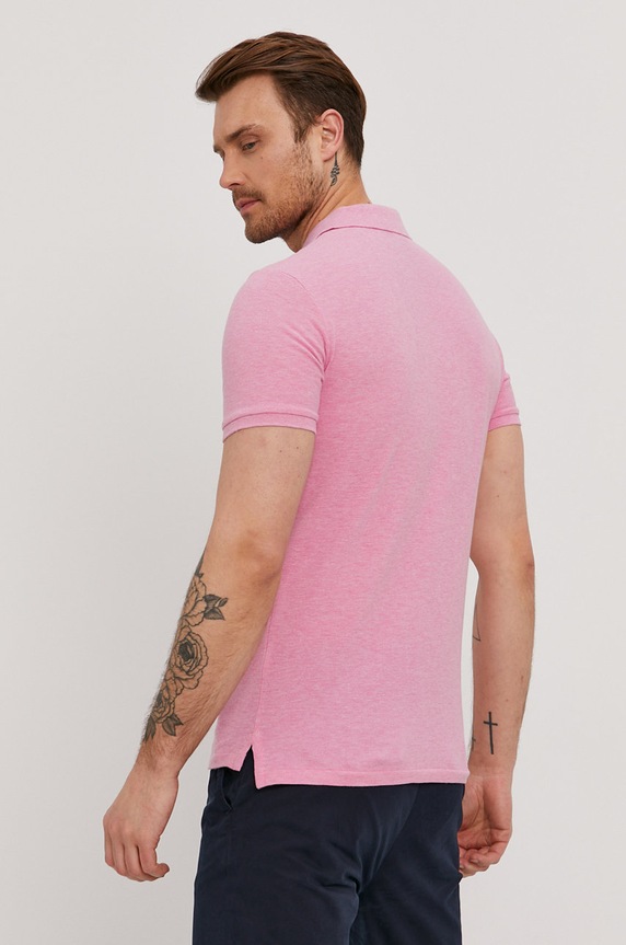 Îmbrăcăminte Polo Ralph Lauren polo pentru bărbați din bumbac 710536856 roz