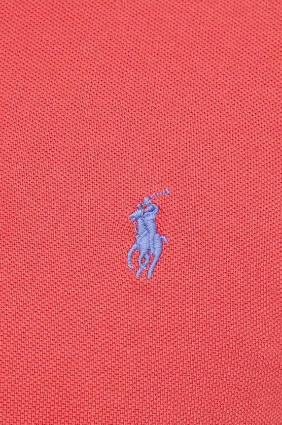 Polo Ralph Lauren polo tričko pánske bavlnené 710536856 červená