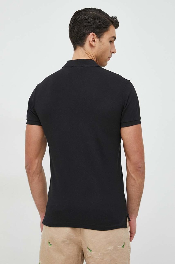 Oblečení Polo Ralph Lauren polo pánské bavlněné 710536856 černá