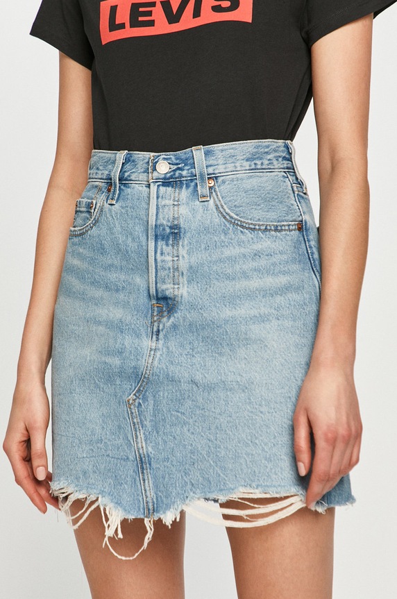 Levi's - Traper suknja 77882.0040 plava SS21