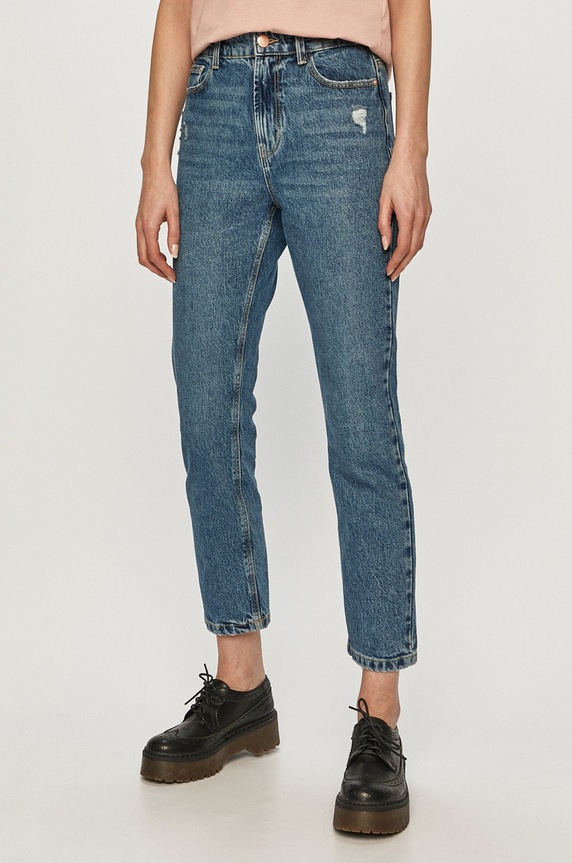 Only - Jeansy Emily Planet friendly niebieski 15223609