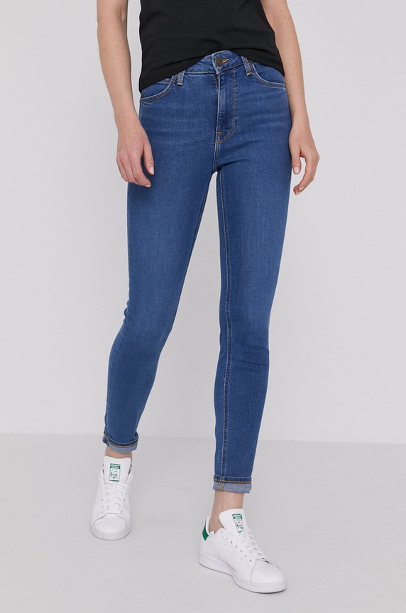 Lee - Jeansy Scarlett L626QDDM niebieski SS21