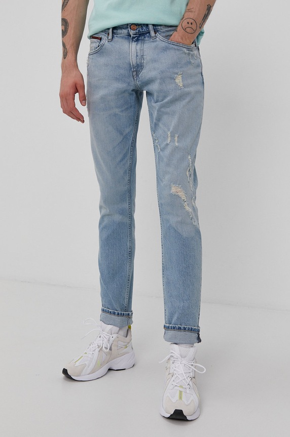 Tommy Jeans Jeansy Scanton DM0DM09879.4891 niebieski DM0DM09879.4891