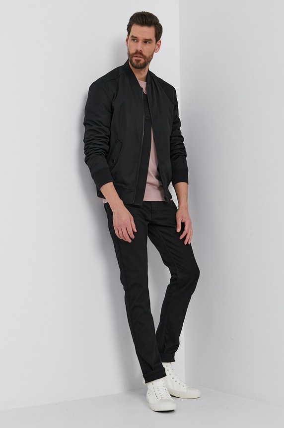 HUGO Jeansy 734 50435576 50435576 czarny AA00