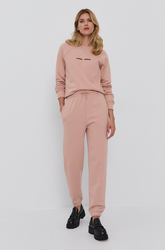 Hlače Samsoe Samsoe F21100025 roza AW21