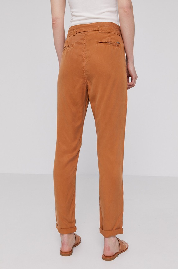 Oblečenie Nohavice Pepe Jeans Dash PL211449.859 hnedá