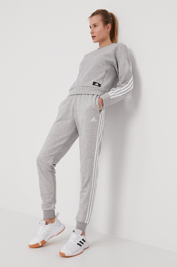 adidas Spodnie GM8735 GM8735 szary AW21