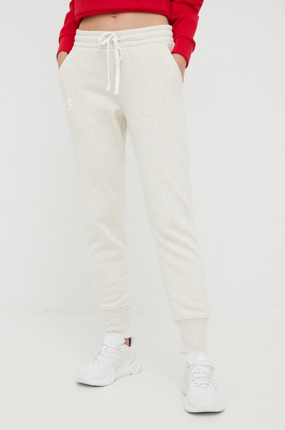 Under Armour spodnie melanż beżowy 1356416