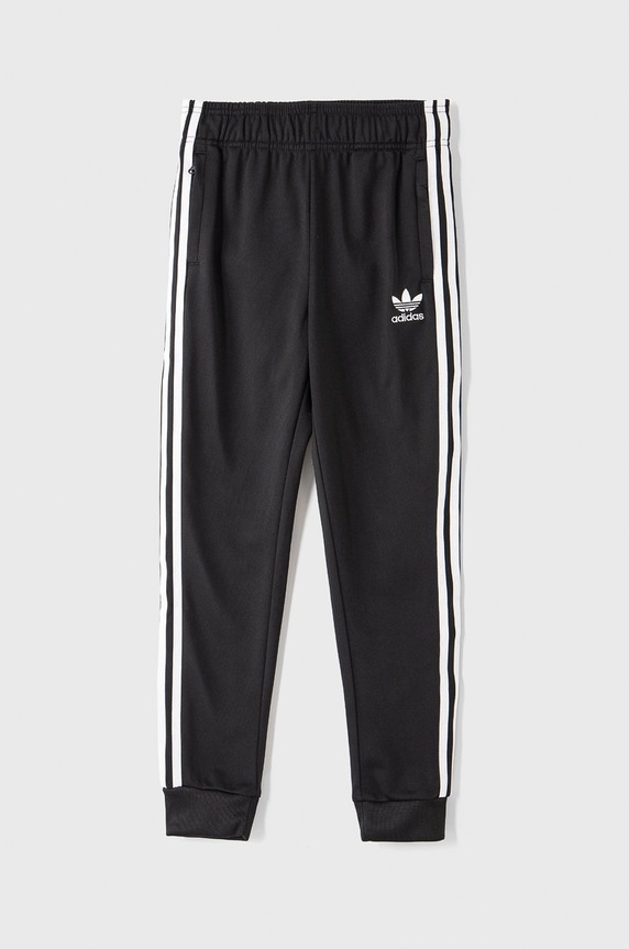 adidas Originals gyerek nadrág GN8453 aplikációval fekete GN8453
