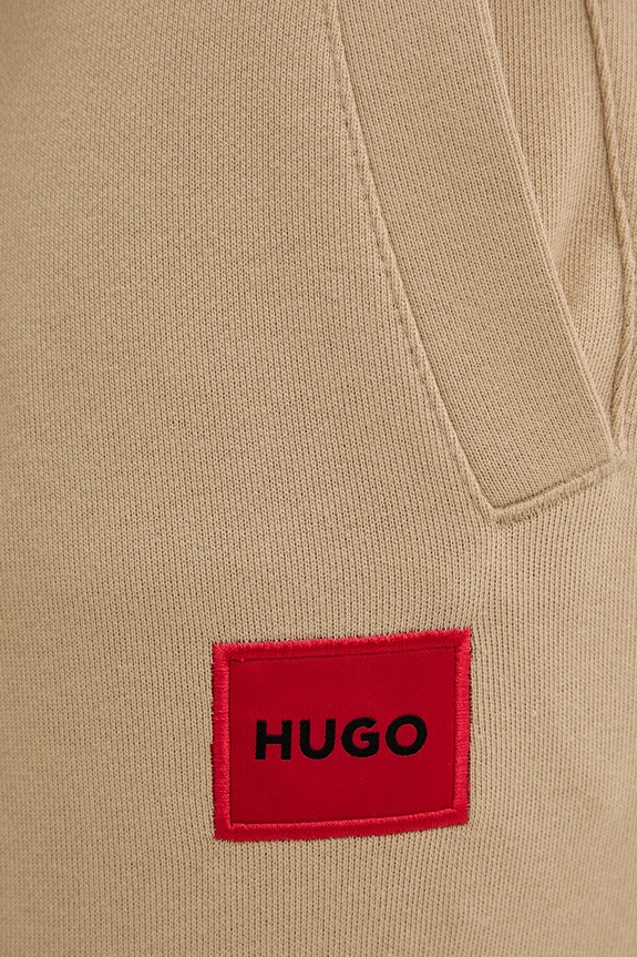 HUGO pantaloni de trening pentru bărbați din bumbac Doak212 bej 50447963