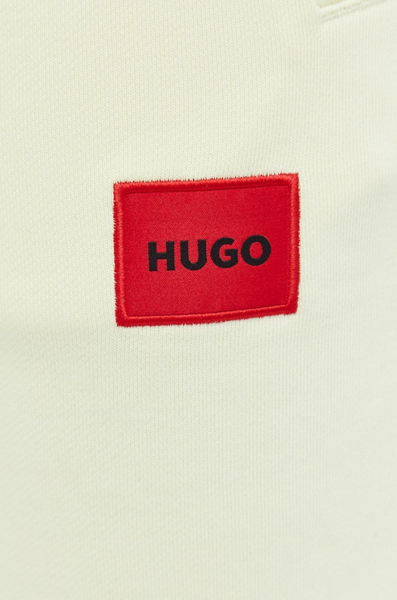 HUGO spodnie dresowe bawełniane Doak212 żółty 50447963