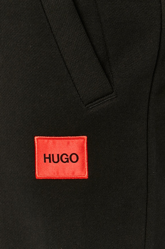 Памучен спортен панталон HUGO Doak212 черен 50447963