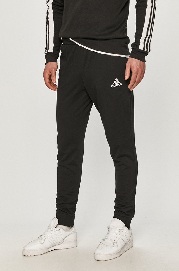 adidas - Spodnie GK9226 dzianina czarny GK9226