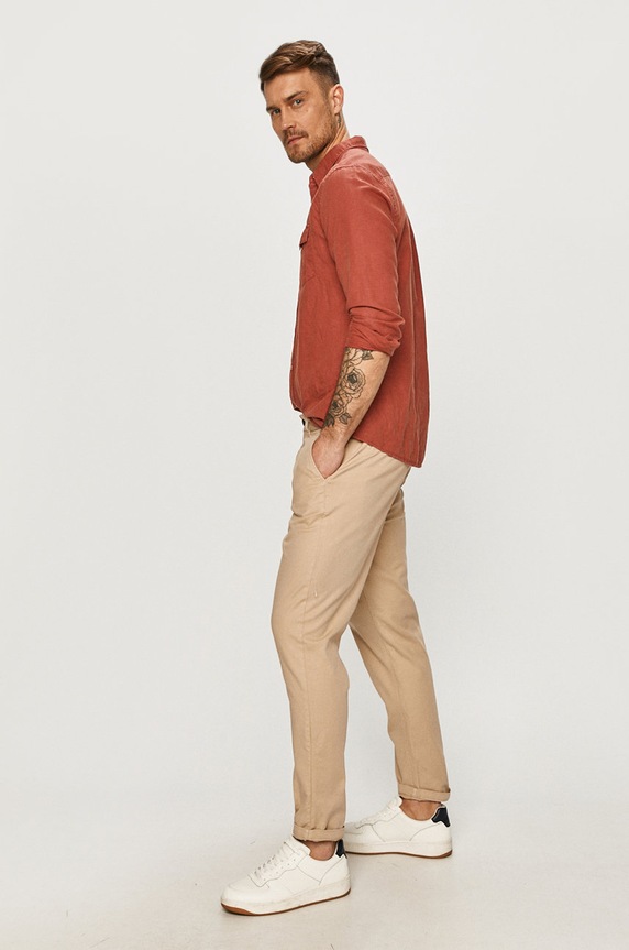Панталон Scotch & Soda 160705 бежов SS21