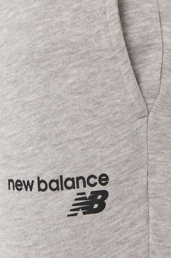 Παντελόνι New Balance γκρί MP03904AG