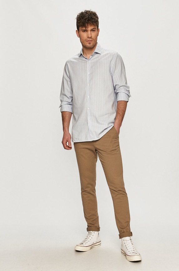 Jack & Jones Spodnie 12150160 beżowy AA00
