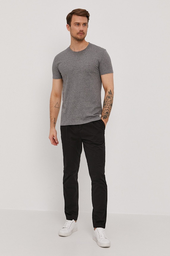 Lyle & Scott Spodnie TR1308V.Z865 czarny SS21