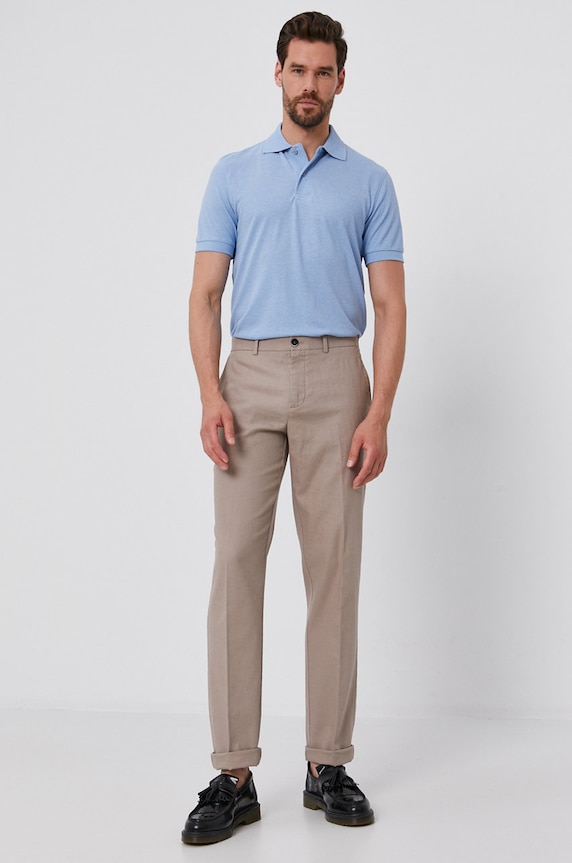 Sisley Spodnie 4ZT555ED9.901 szary SS21