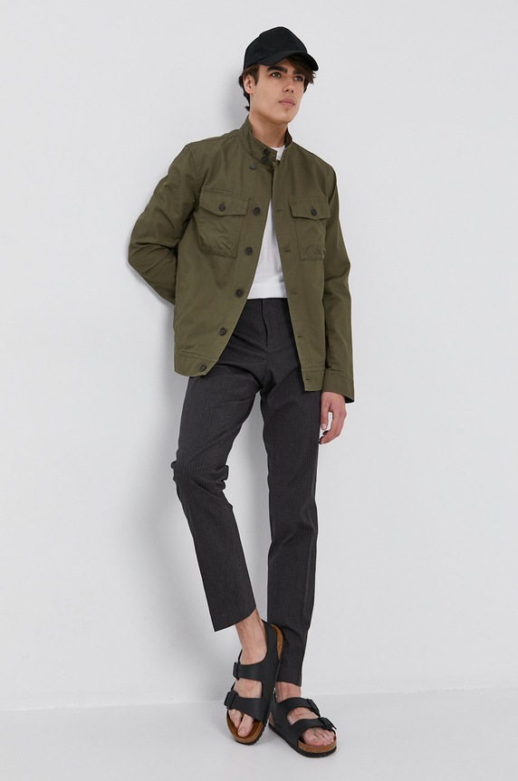 Sisley Pantaloni 4ZW455E69.951 gri SS21