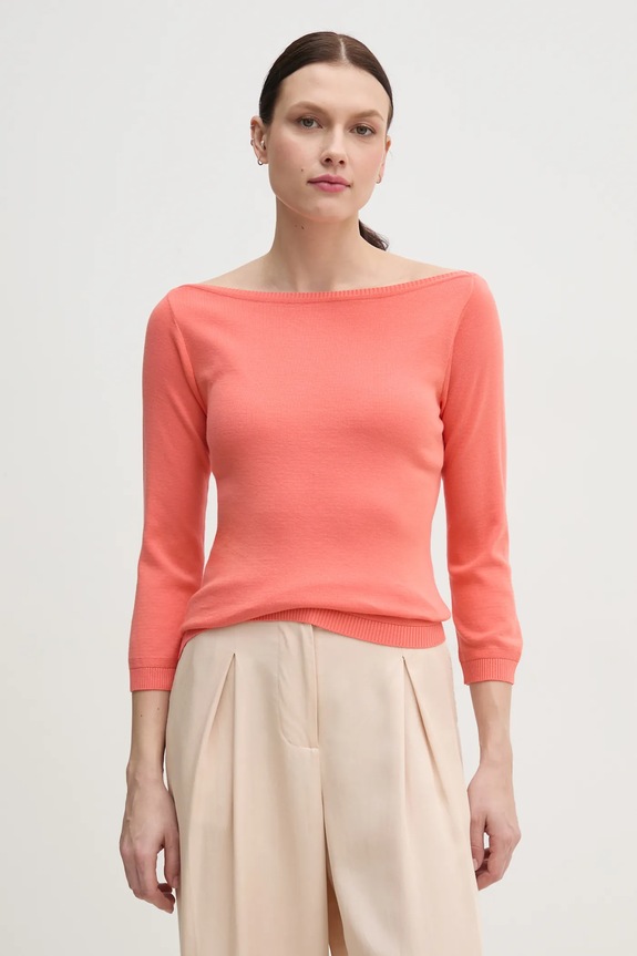 United Colors of Benetton sweter pozostałe pomarańczowy 1091D1M09