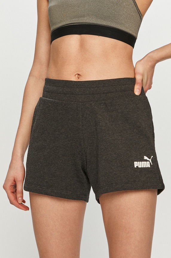 Puma szorty dzianina szary 586824